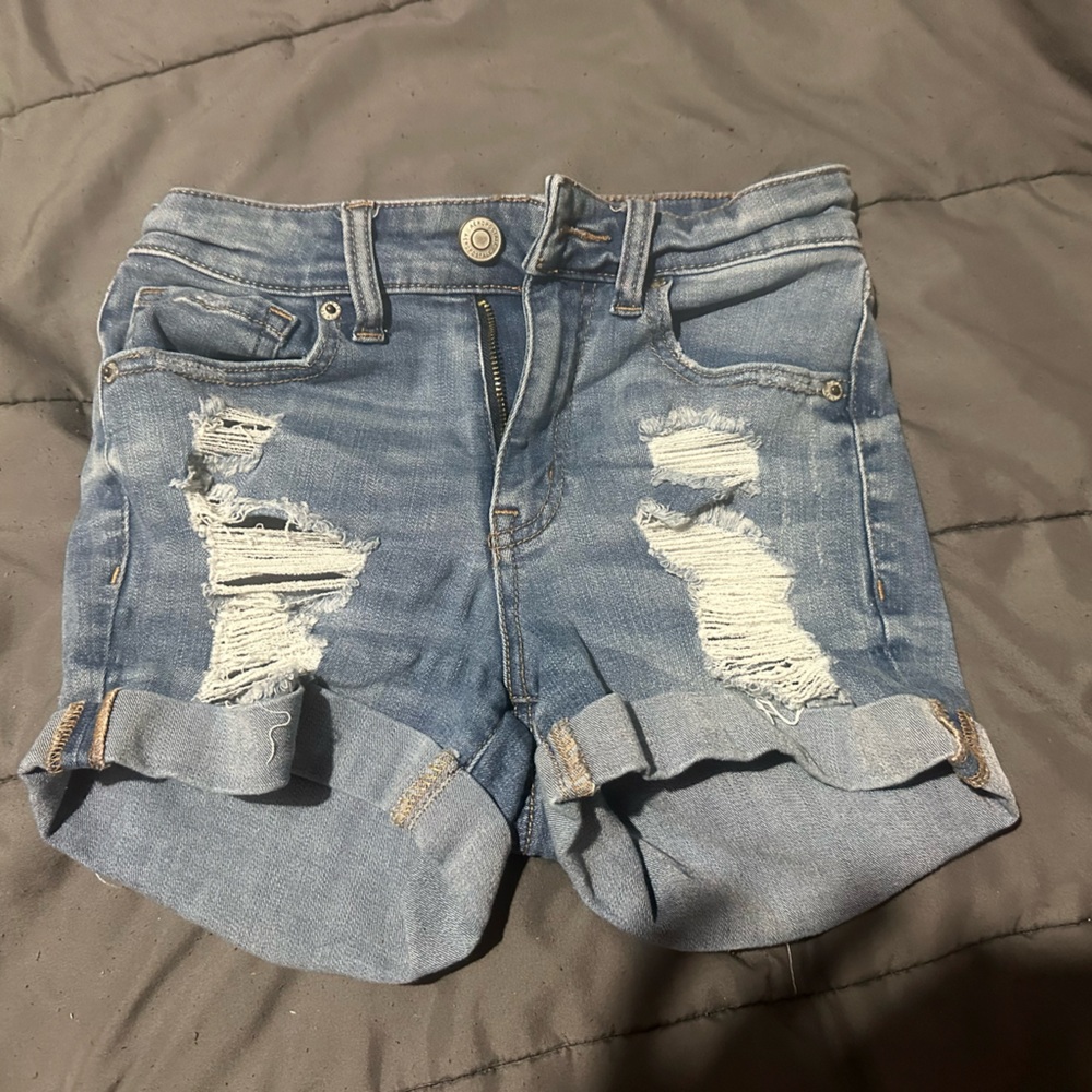 Aeropostale Light Blue Denim Shorts